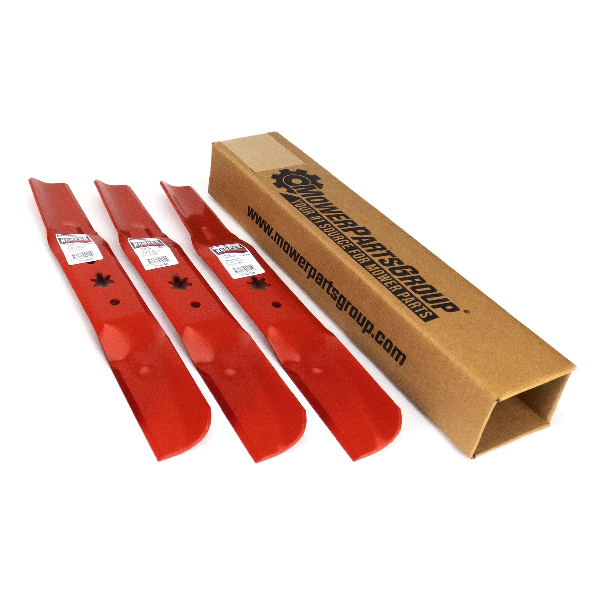Amazon.com - MowerPartsGroup (3) Reaper Blades Compatible with Cub