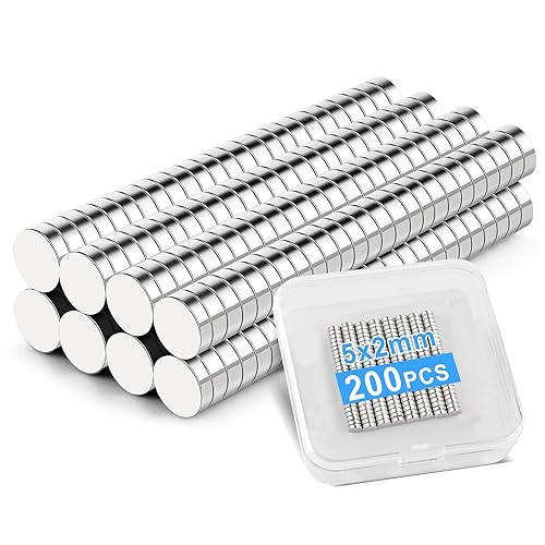 DIYMAG Imanes pequeños, imanes para refrigerador, imanes de tierras raras, imanes de disco de neodimio, imanes redondos en miniatura para