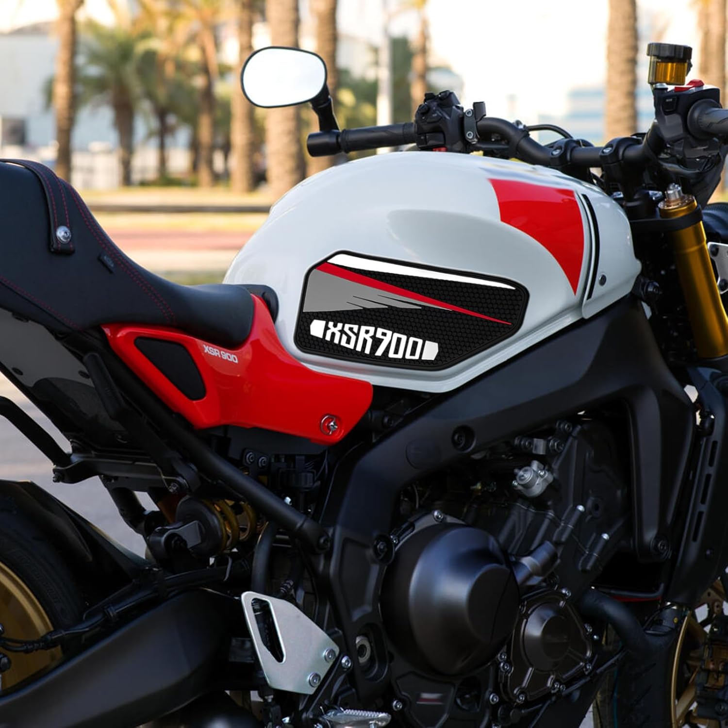 For XSR 900 XSR900 GP 2025 Motorcycle fuel tank pads, fuel tank kits, side pads, knee pad stickers, fuel tank traction pads, decals xsr900 xsr900gp 2021-2026 motorcycle accessories
