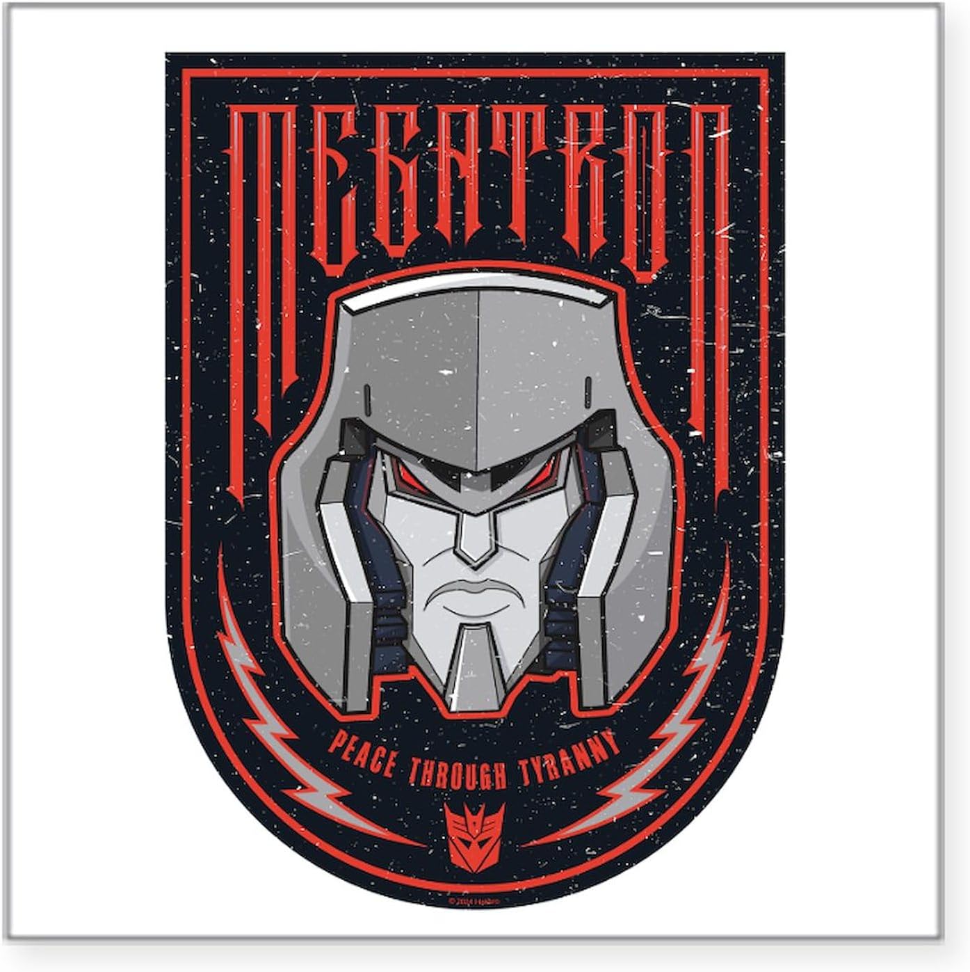 CafePress Transformers Megatron Tyranny Sticker Square Bumper Sticker Car Decal