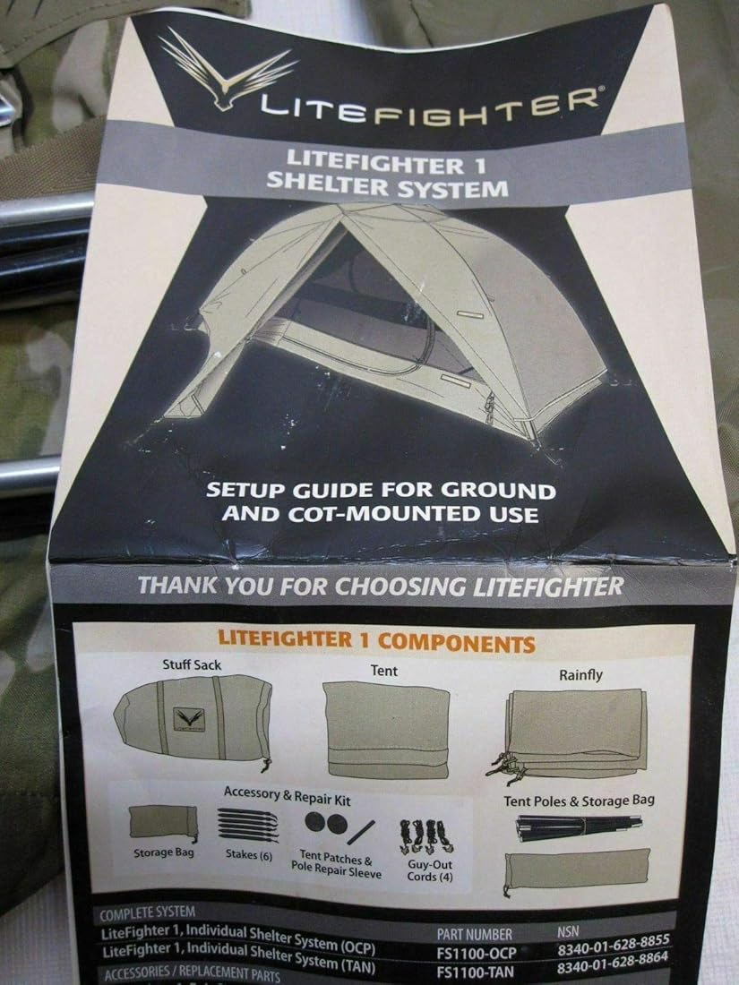 MILITARY SURPLUS GEAR ARMY OCP MULTICAM LITEFIGHTER 1 PERSON 3