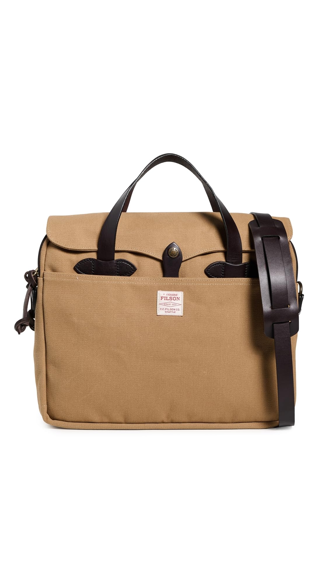 FIISON　RUGGED TWILL オリジナル　ブリーフケース Amazon.com: Filson Men's Rugged Twill Original Briefcase, Tan, One