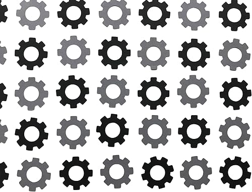 Gear Confetti – Robot Party Confetti – Fiesta de cumpleaños robot – Decoración mecánica – Fiesta de cumpleaños mecánica – Decoración de baby shower