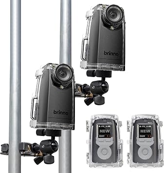 Brinno Time Lapse Camera - Time Lapse Camera with a 118 Field of View - Full HD1080P Resolution and HDR for Clear Images - IPX4 Water-Resistant Housing and Clamp - 2 Pack