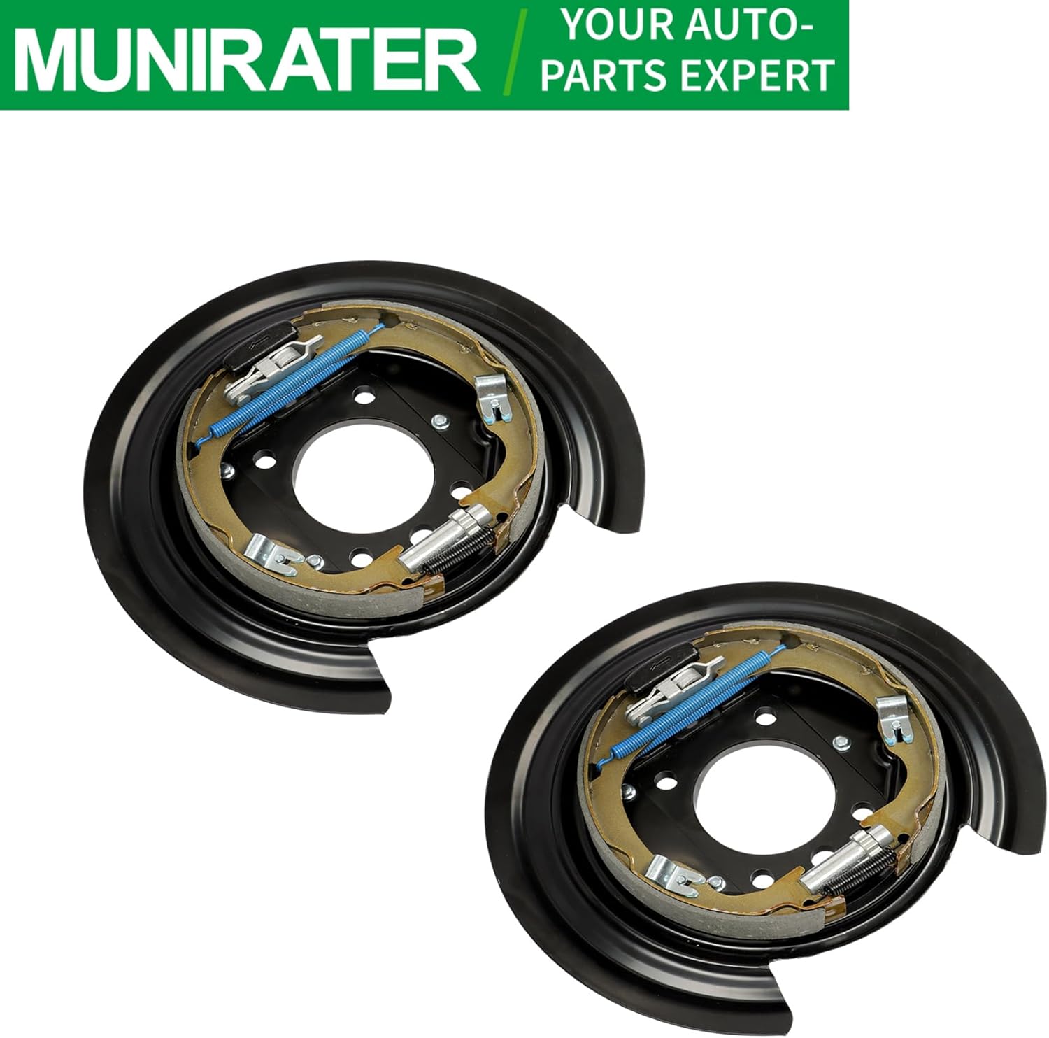 munirater Right or Left Brake Backing Plate Assembly Replacement for Wrangler JK 2007-2018 Replacement for Liberty 2008-2012 Replacement for Nitro 2007-2011