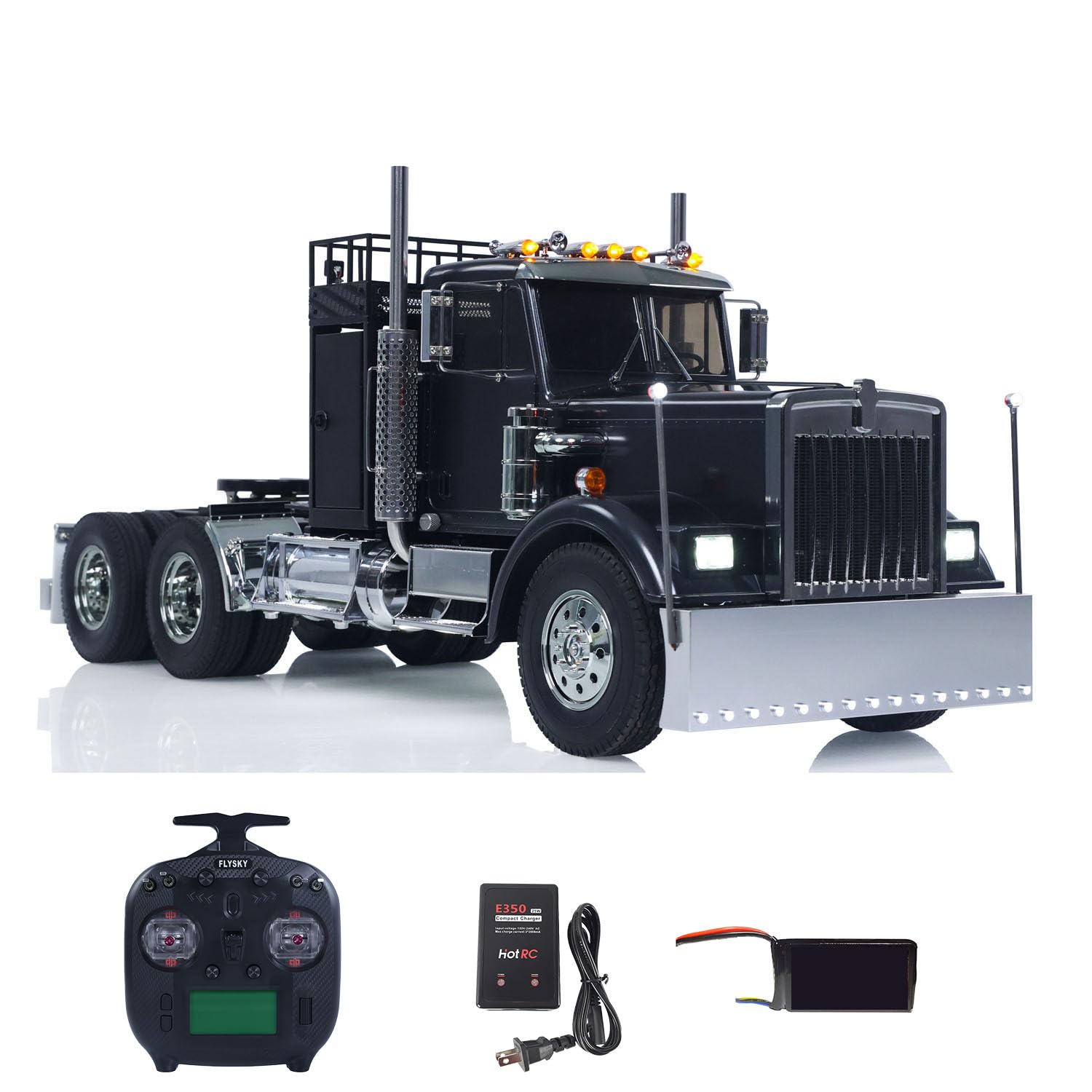 56336 King Hauler 6x4 1 14 RC Tractor Truck King Hauler RTR Remote Control Lorry Car Model Light