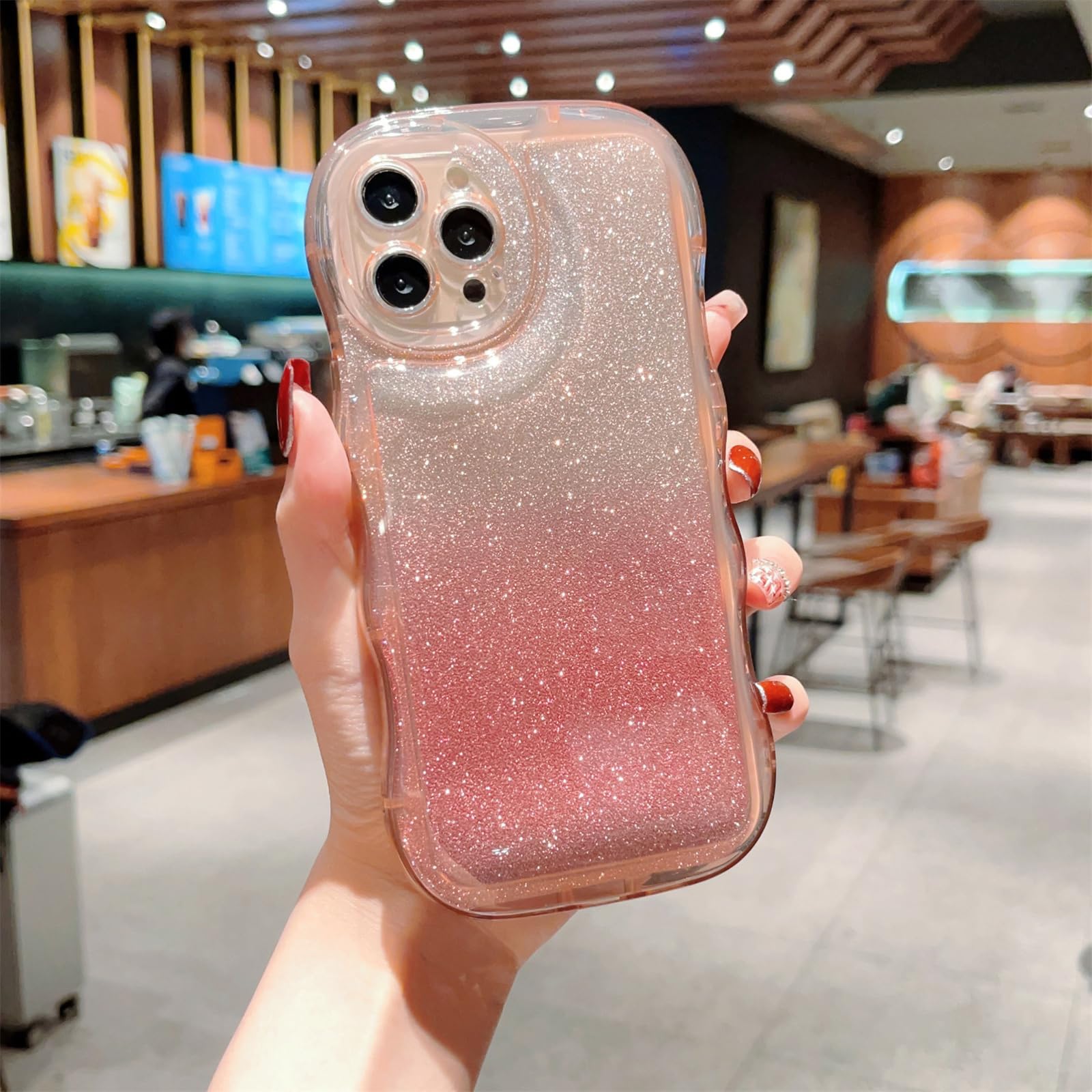 Amazon.co.jp: iPhone11 pro ケース 透け感 おしゃれ 韓国 キラキラ 