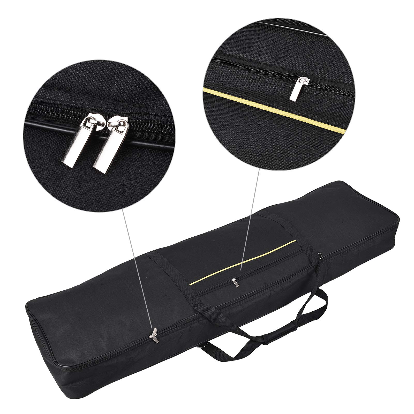 Przenośna 88-klawiszowa klawiatura pianino elektryczne wyściełane etui Gig Bag Oxford Cloth