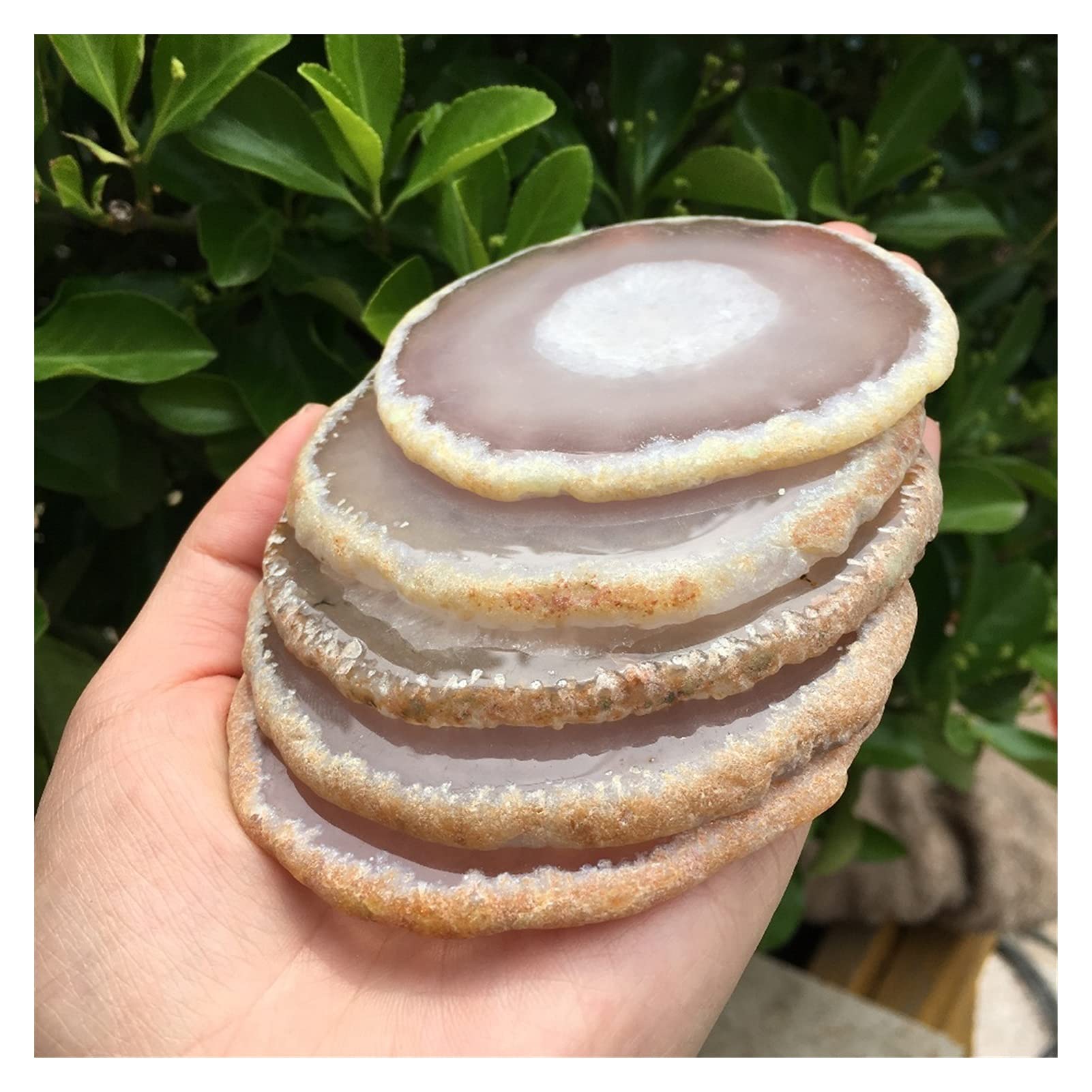 Cristal naturel d'agate brute d'exception, spécimen minéral de très belles pierres JCAKES