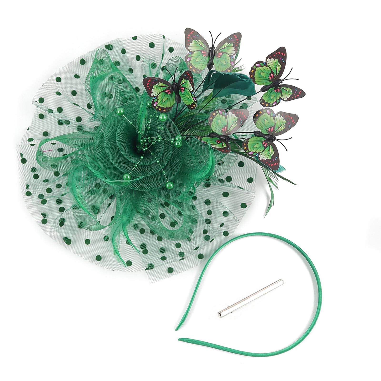 MICFENY Wedding Hairband Costume Butterfly Hair Accessory For Bride Lightweight Design Comfort Wedding Headpiece