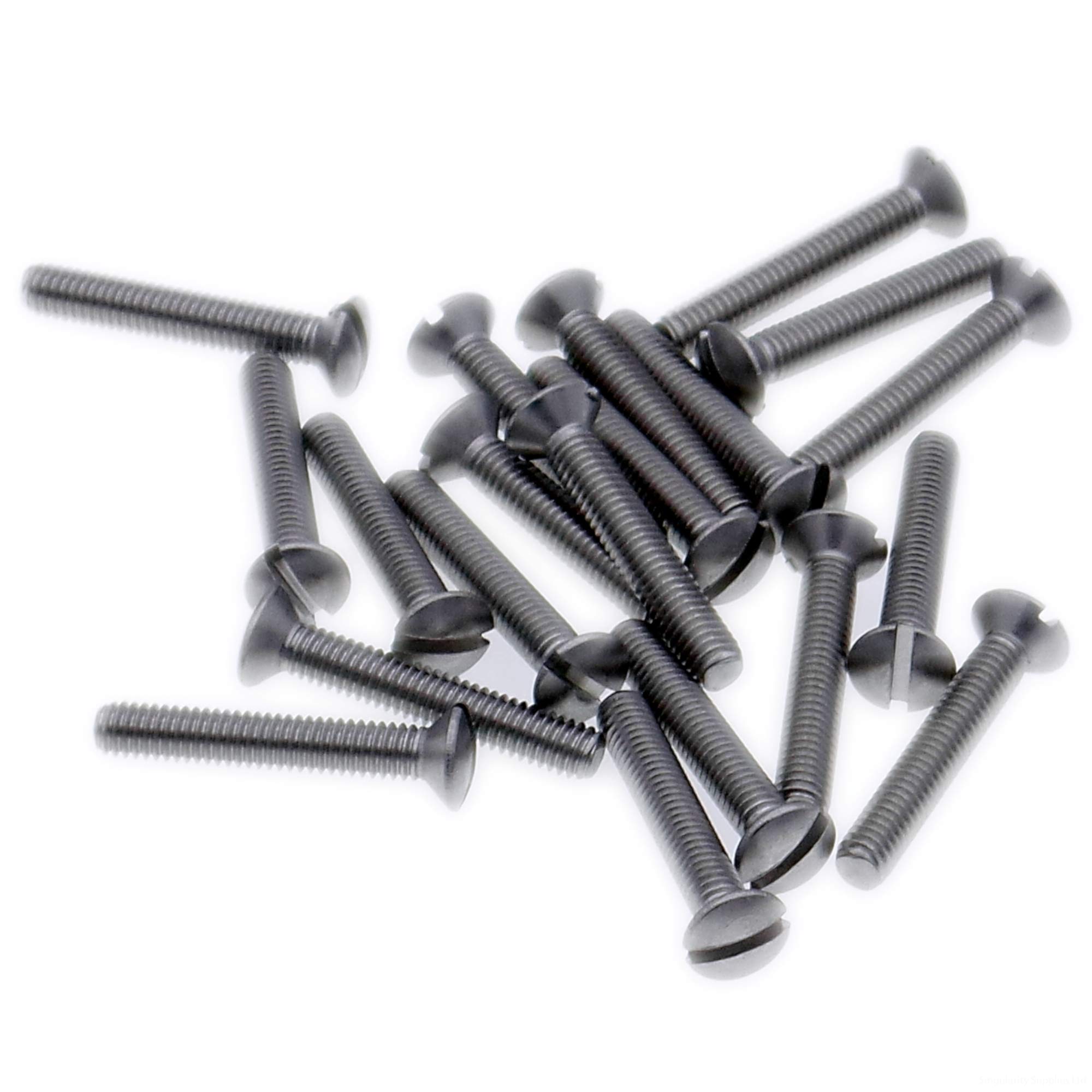 Singularity Supplies M3 (3Mm X 30Mm) Slot Raised Countersunk Machine Screw (Bolt) - Stainless Steel (A2) (Pack Of 20)