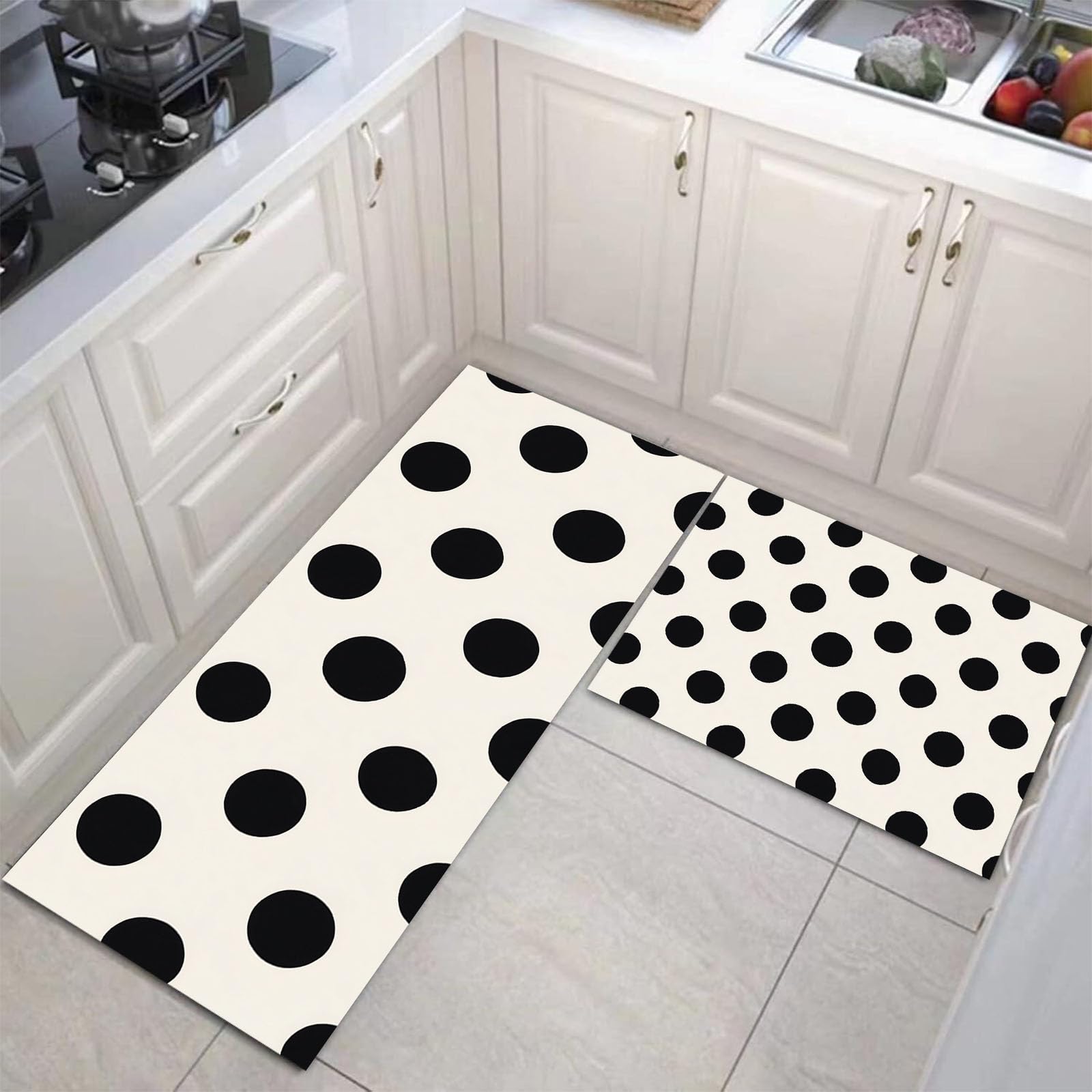 Tapetes de cocina antifatiga JEDTAKCT para cocinar con comodidad y decorar suelos del hogar