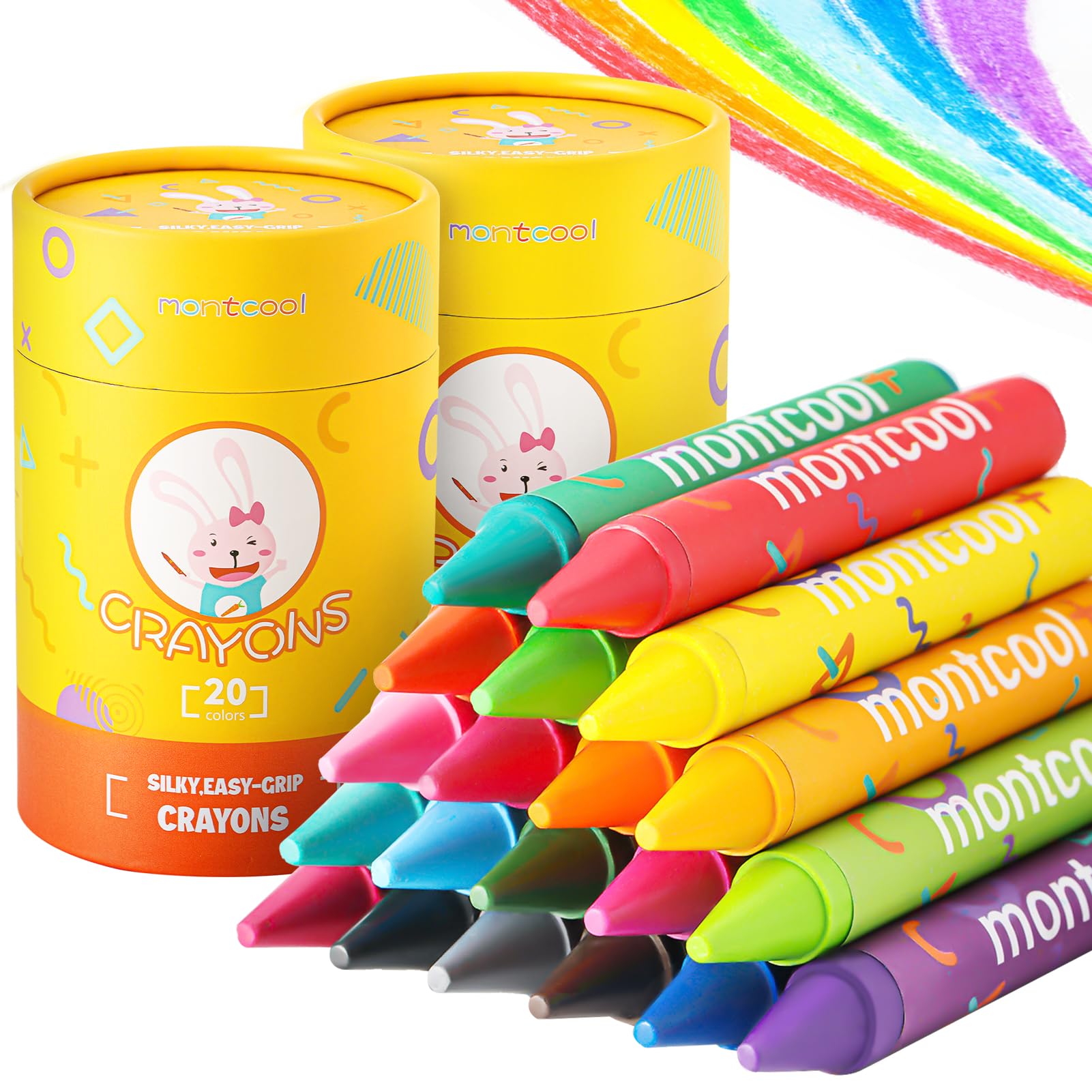 montcool Jumbo Crayons 2-Pack