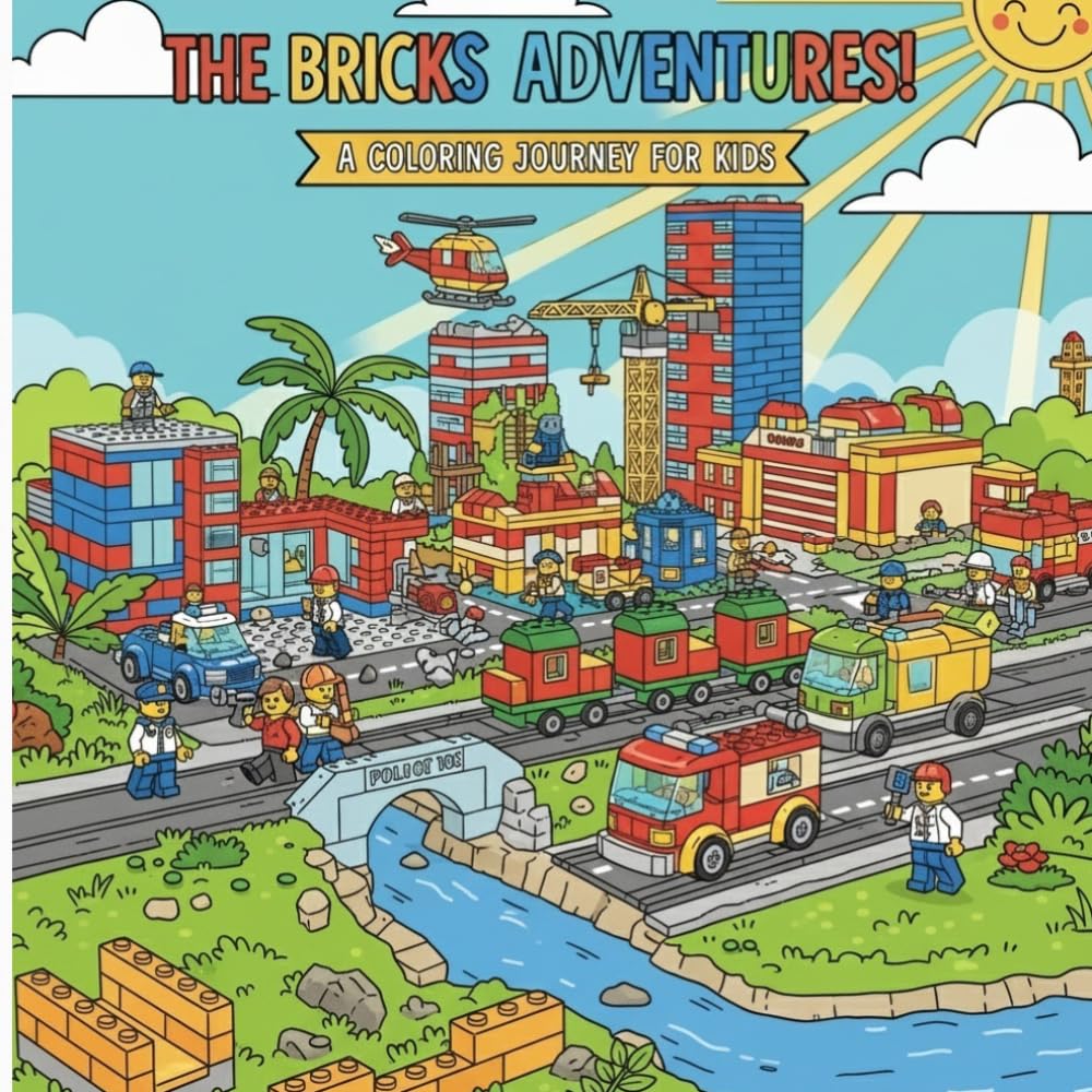 The Bricks Adventures! Color The Bricks World (A Coloring Journey For Kids)