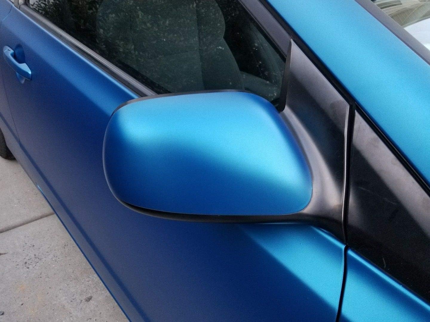 Matte Metallic Blue Car Wrap Vinyl Roll with Air Release 3mil-VViViD8 (6ft x 5ft (Hood, Roof or Trunk Wrap Kit))