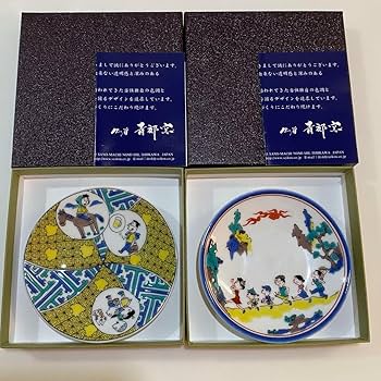 Amazon.co.jp: 久谷焼 豆皿 サザエさん 青郊窯 2枚セット : ホーム Amazon.co.jp: 久谷焼 豆皿 サザエさん 青郊窯 2枚セット : ホーム