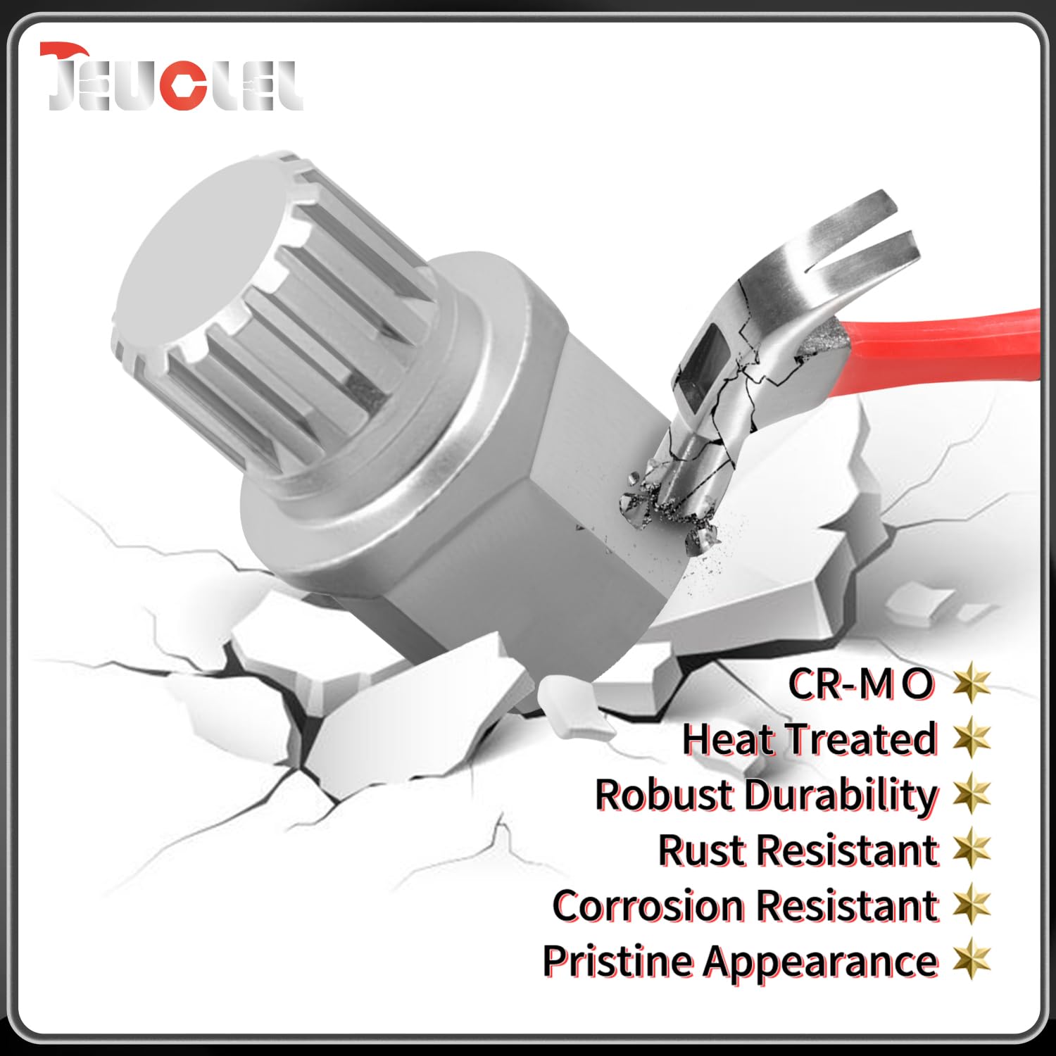 21PCS Wheel Locking Nut Key Kit Compatible with BMW, Wheel Lock Nut Socket Adapter Set, Anti-Theft Lug Nut Removal Tool, Anti-Theft Screw Remover