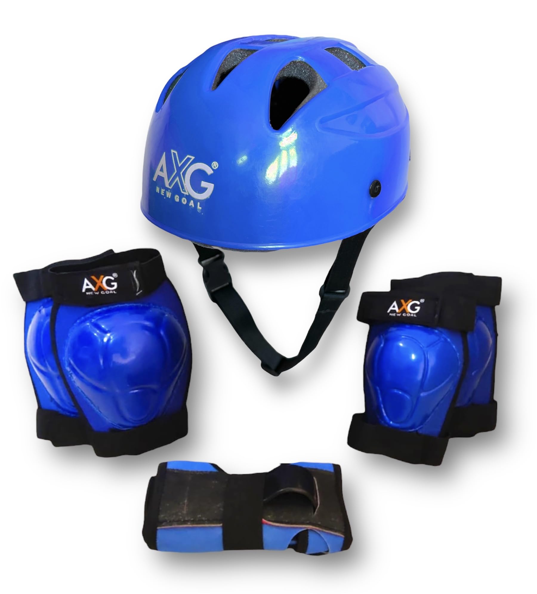 AXG Premium Adjustable Multipurpose Cycling/Skating Kit (Blue) (B0CDPVWTZ3) Amazon Price History, Amazon Price Tracker