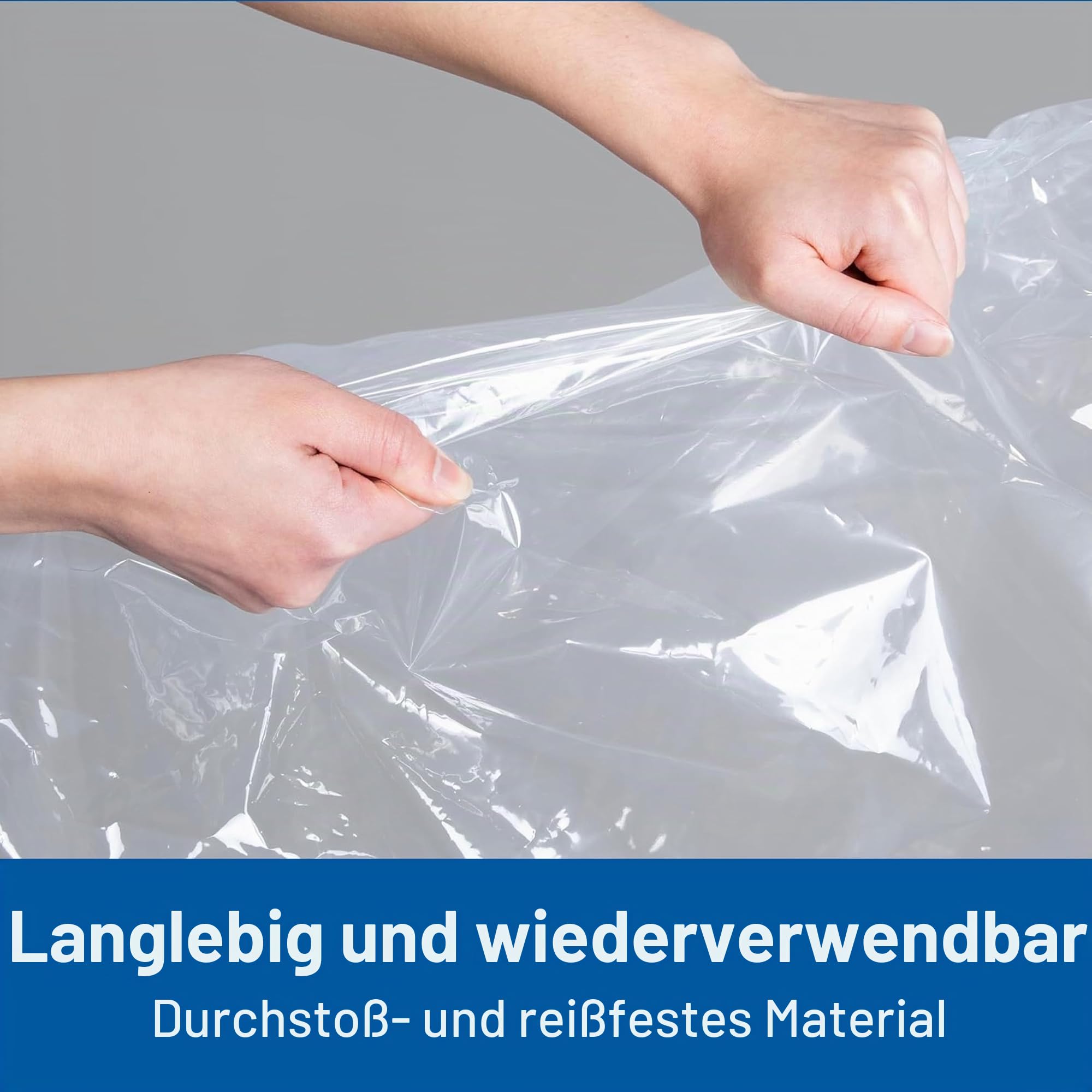 Spacesaver Space Bags Vakuum-Aufbewahrungsbeutel (20er-Pack) Sparen Sie 80% Platz beim Aufbewahren von Kleidung – Vakuumbeutel für Kleidung, – Pumpe für unterwegs