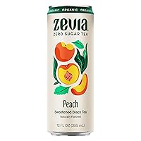 Vista 9 de ZEVIA Té negro de limón endulzado orgánico, 12 FZ