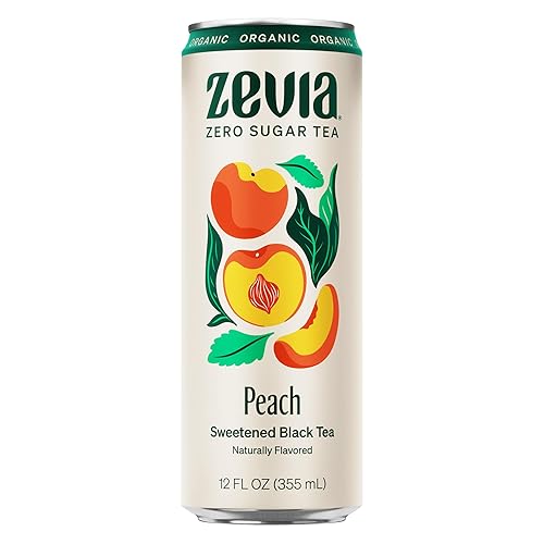 Miniatura 9 de ZEVIA Té negro de limón endulzado orgánico, 12 FZ