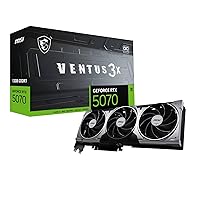 MSI GeForce RTX™ 5070 12G VENTUS 3X OC Scheda Video – GDDR7, 28Gbps