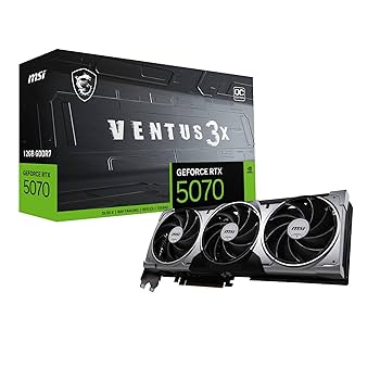 Amazon | MSI GeForce RTX 5070 12G VENTUS 3X OC。 | MSI