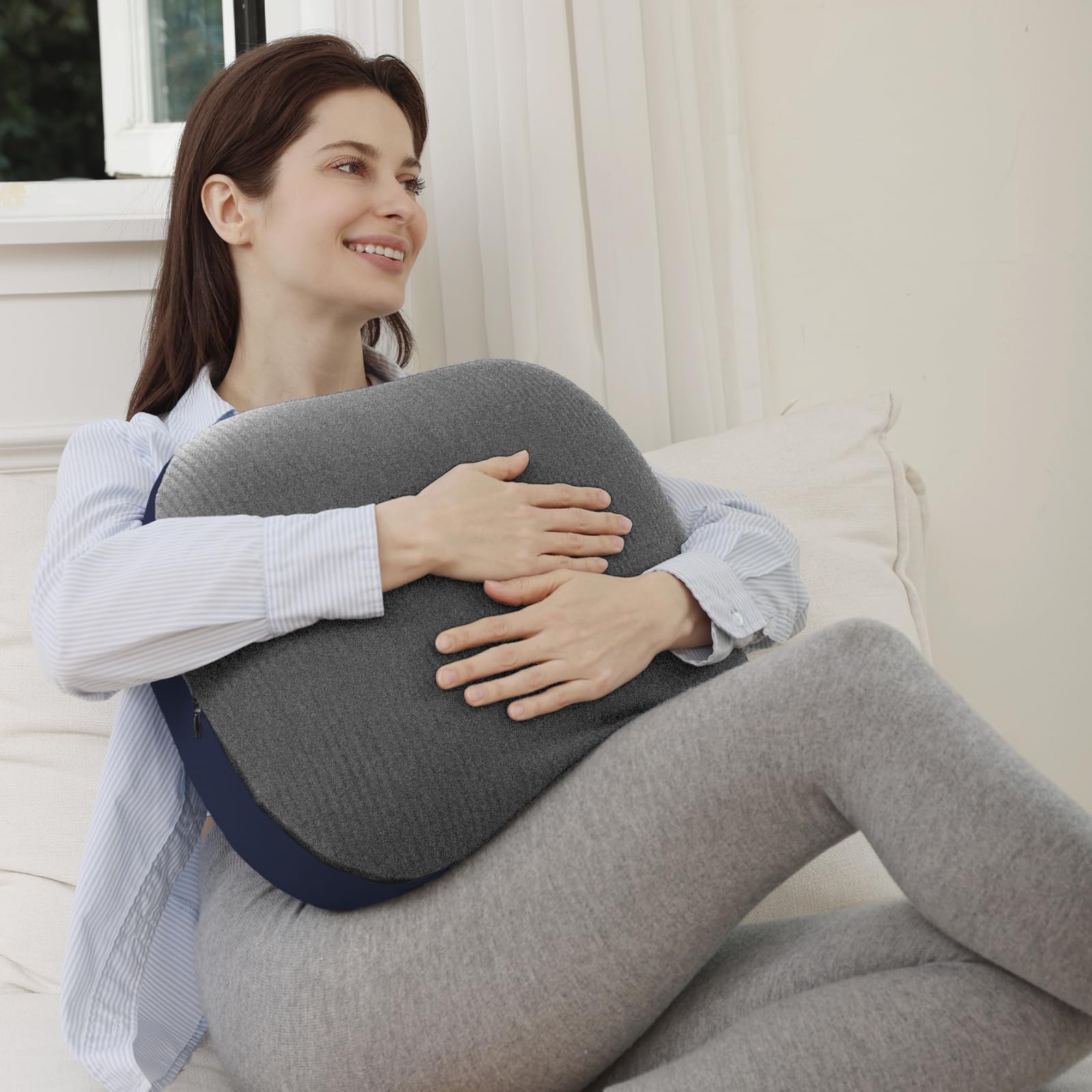 Amazon.com: ZonLi Weighted Pillow for Adults 6.5lbs, Washable Hug