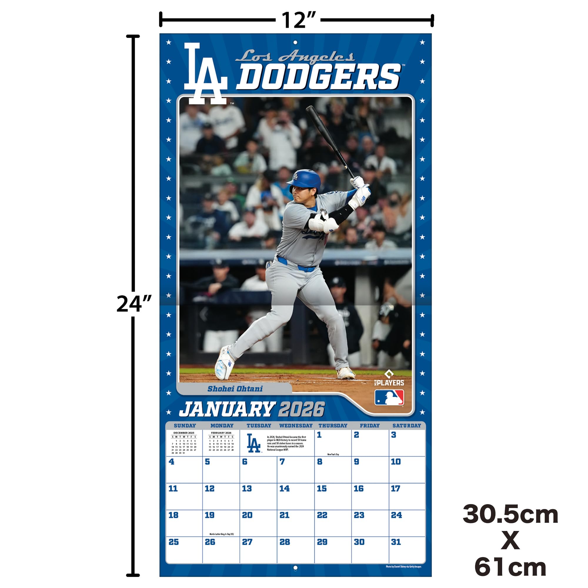 Amazon.co.jp: MLBオールスター（大谷翔平 掲載） 2026年 壁掛け
