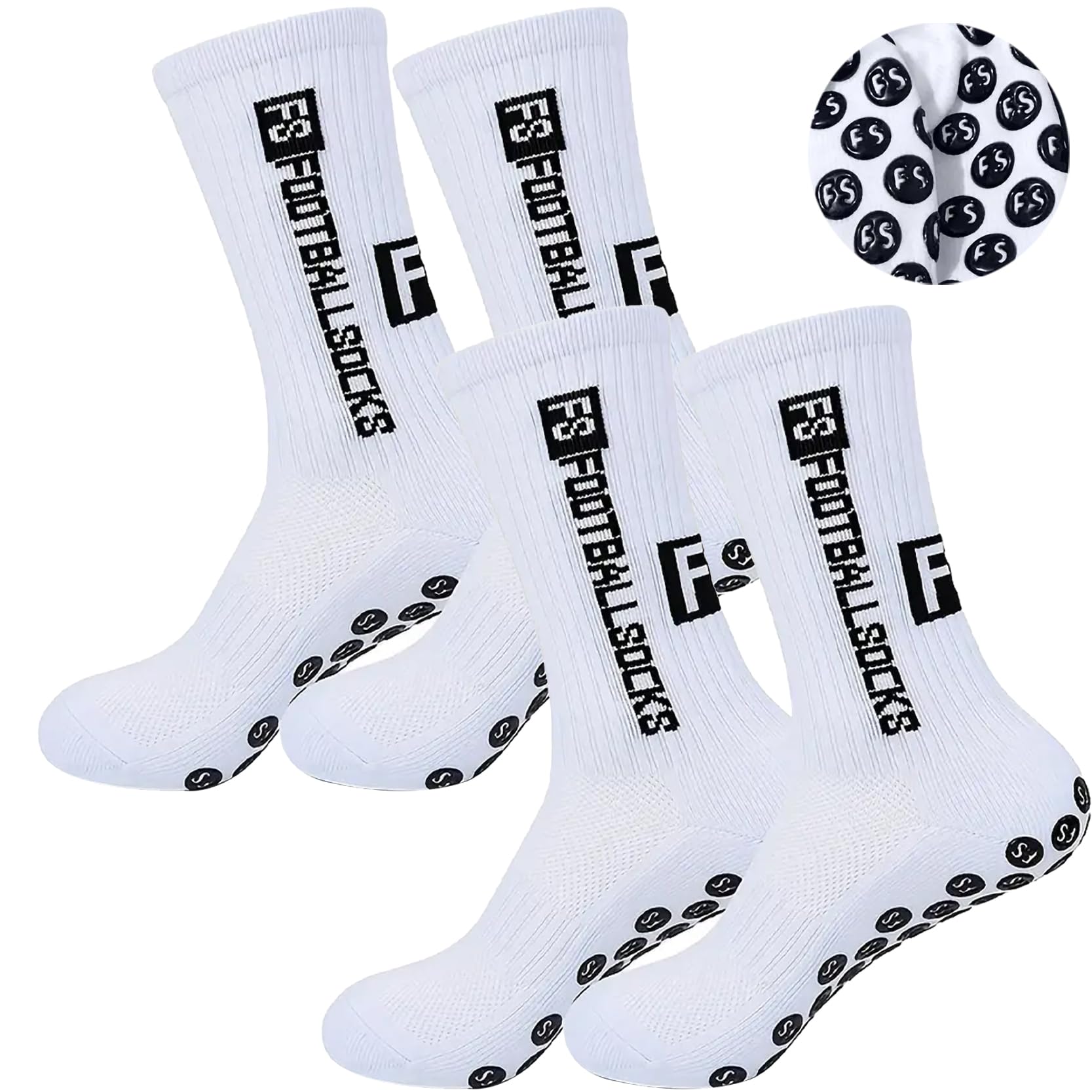 BOLDSTUFF Anti-Slip Sports Socks with Rubber Grip - High-Tech Breathable Cricket, Football, Yoga Socks for Men & Women | Athletic Socks for Gym, Running-image-32