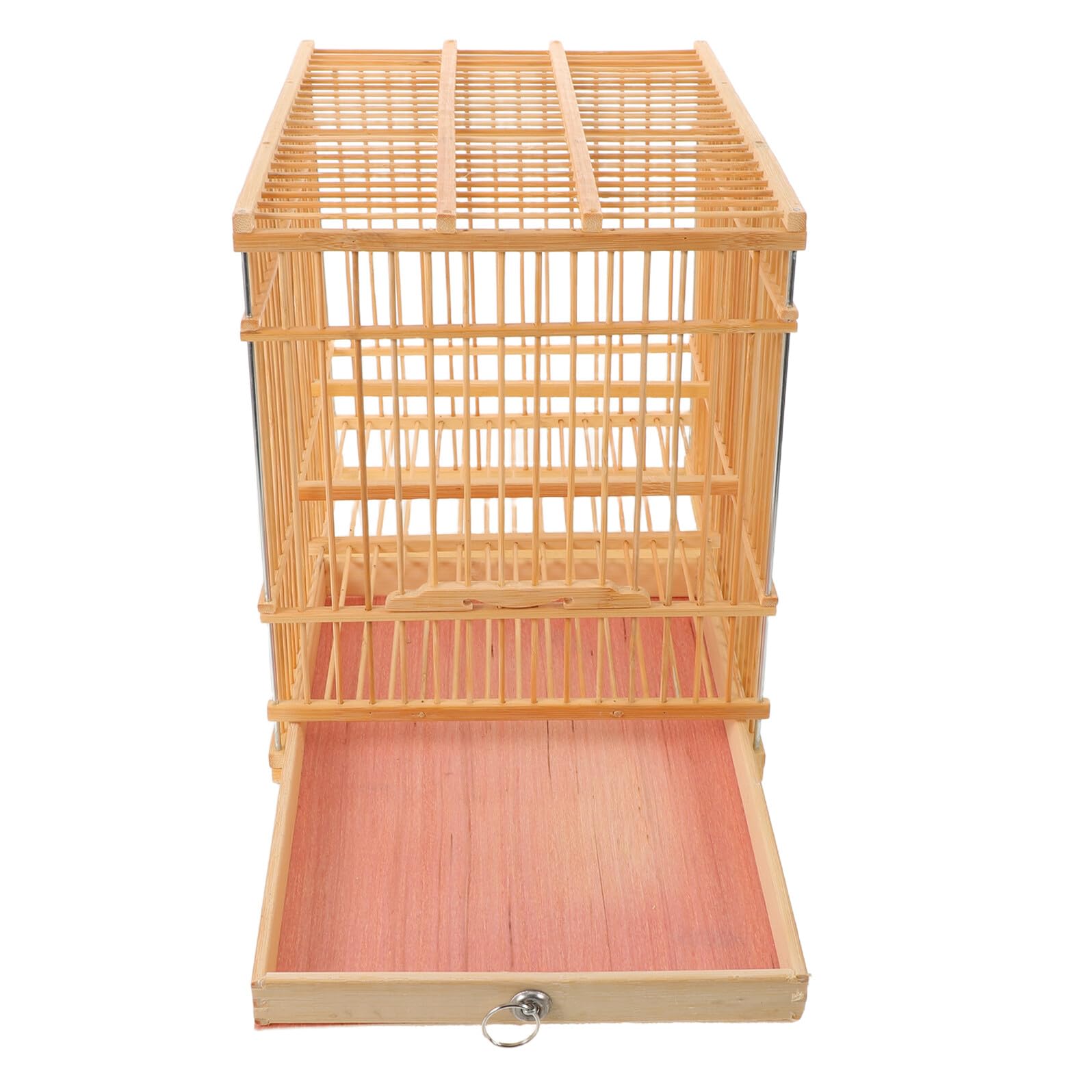 Cage oiseaux sur balcon et intérieur : habitat léger en bambou tressé