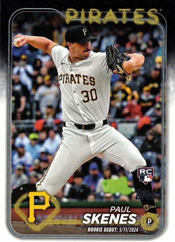 2024 Topps Update Baseball #US288 Paul Skenes Rookie Card - Rookie Debut Thumbnail