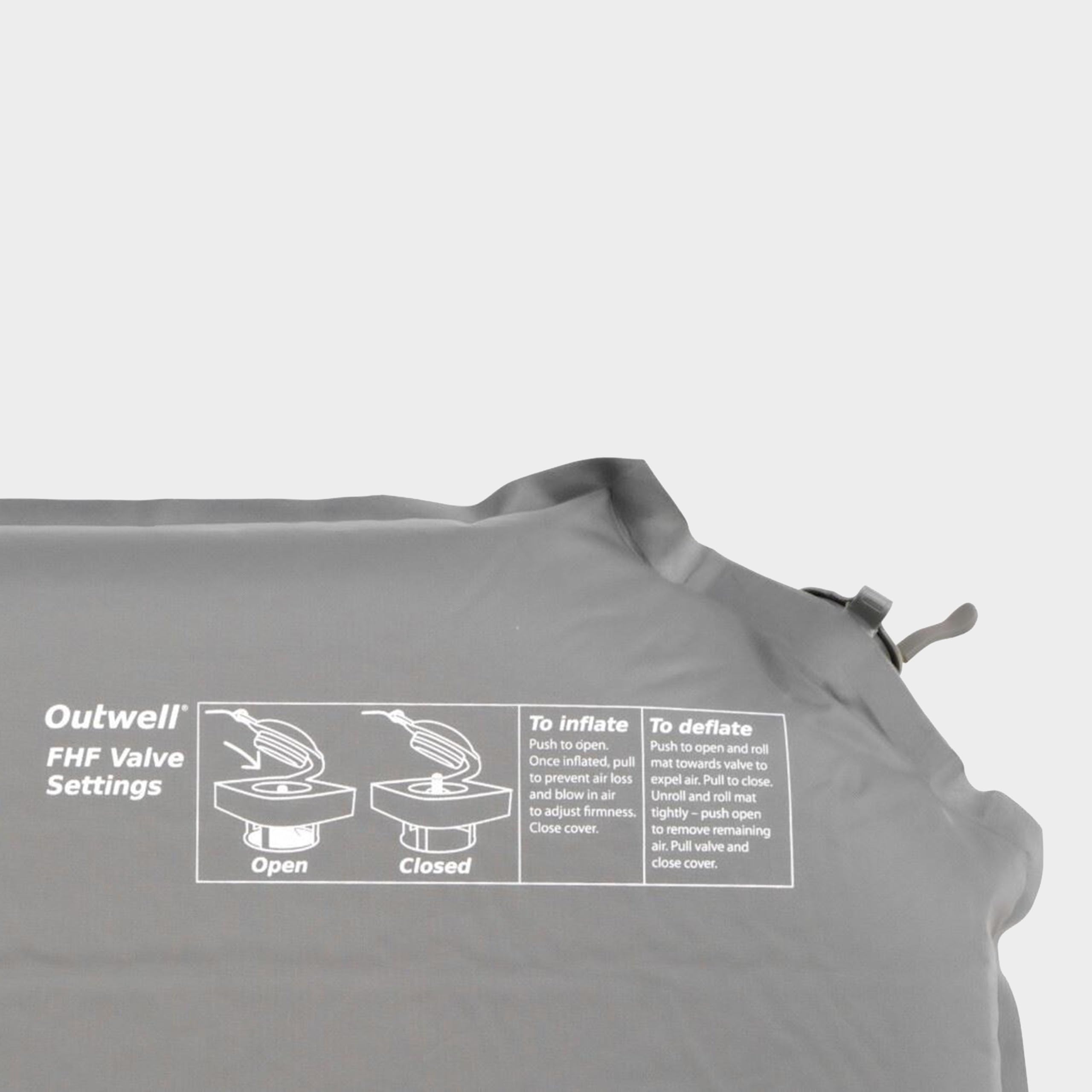 Outwell Unisex – mata samopompująca dla dorosłych, oliwkowa, pojedyncza 5 cm