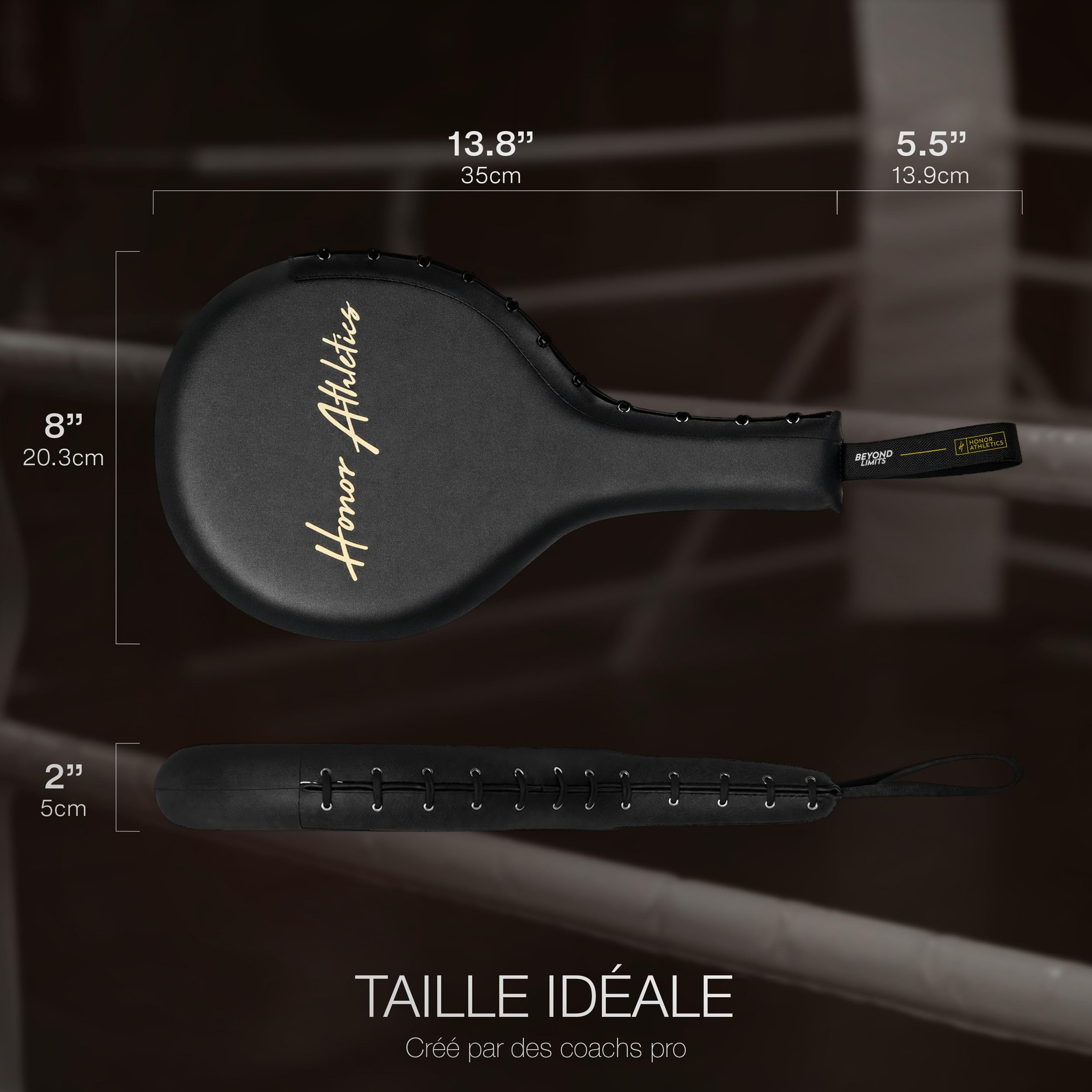 Honor Athletics Paddles de Frappe Professionnelles de Boxe et de MMA (Paire)