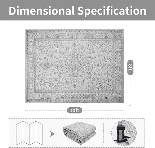 Miniatura 70 de Alfombra abstracta moderna de 3 x 5, antideslizante, resistente a las manchas, lavable, con respaldo de goma, alfombra de suelo que no desprende