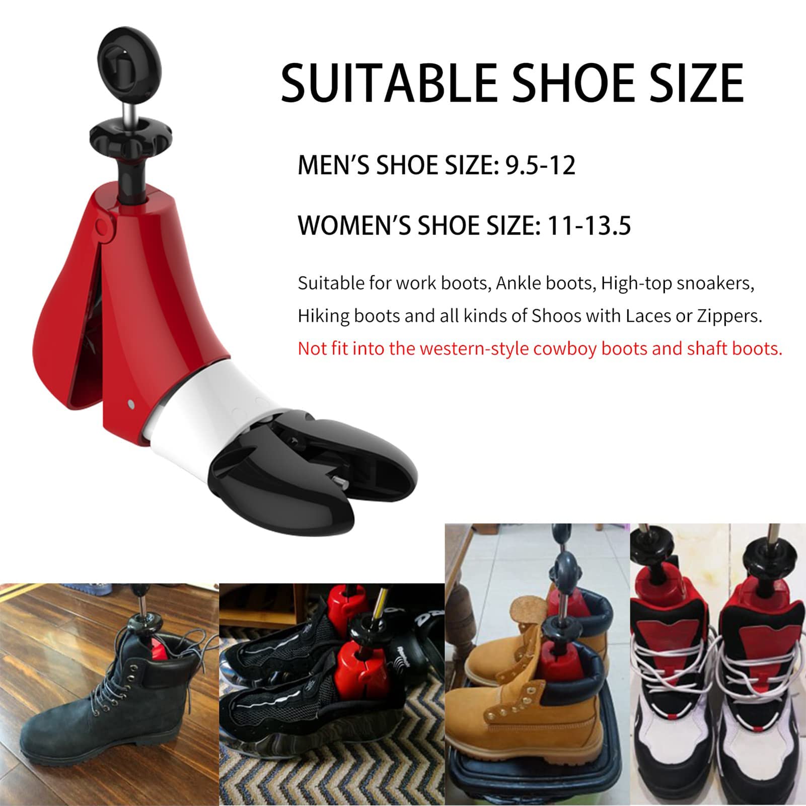 Shoe Stretcher Women And Men'S Shoe Widener - Wooden Expander - Foto 3