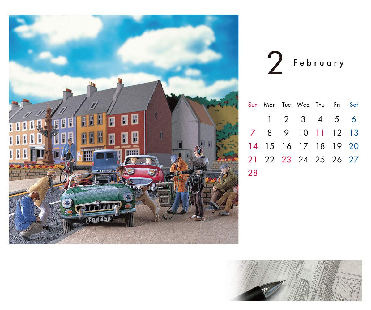 Amazon.com: Japanese Calendar Tri-X Takashi OTA Paper Museum