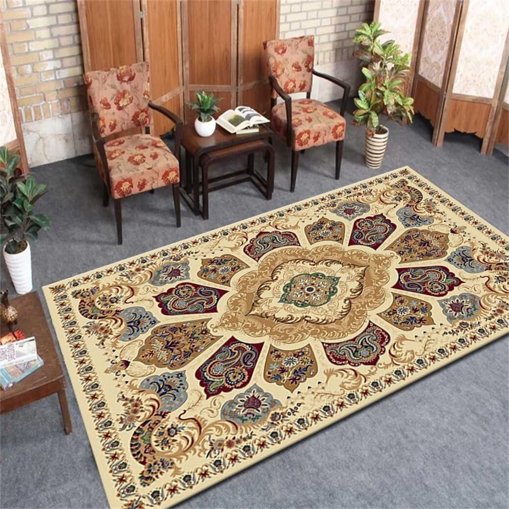 Tapis lavable jaune 60x110 cm idéal contre les taches