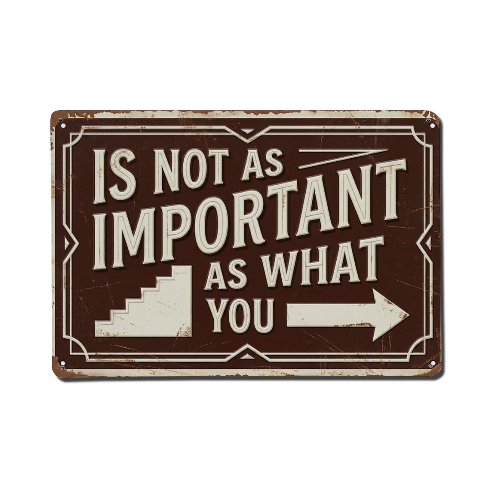 Become Better Version Entrepreneur Retro Motivational Slogans Vintage Metal Tin Sign Plaque Wall Decor for Cafe, Club, Garden Metal Poster 8x12Inch