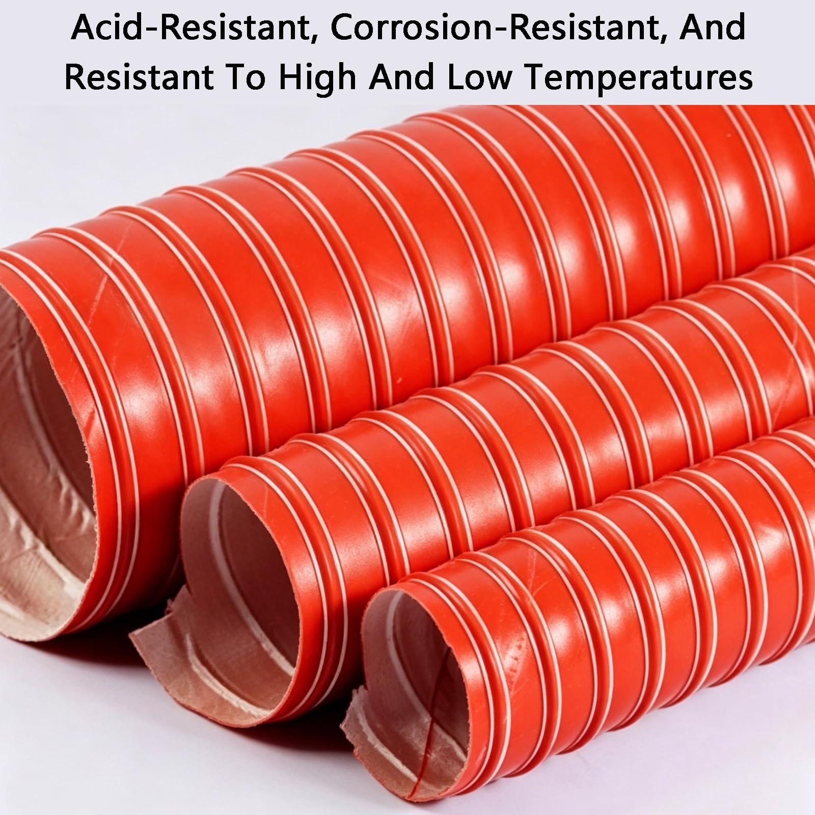 Manguera De ExtraccióN Flexible​,Tubo Flexible De Salida De Aire,Tubo Secadora Universal,Tubo De VentilacióN Resistente A Altas Temperaturas,Tubo Campana Extractora