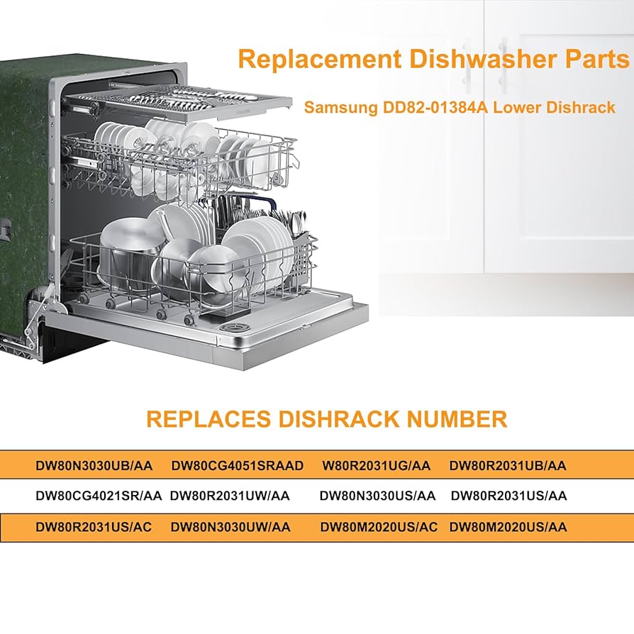 Amazon.com: Atgestore DD82-01384A Dishwasher Lower Rack