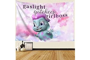 ZAIRUIKE Gaslight Gatekeep Girlboss Tapestry: Embracing Empowerment