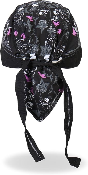Hot Leathers HWH1022 Lady Rider Stud Headwrap - Adjustable
