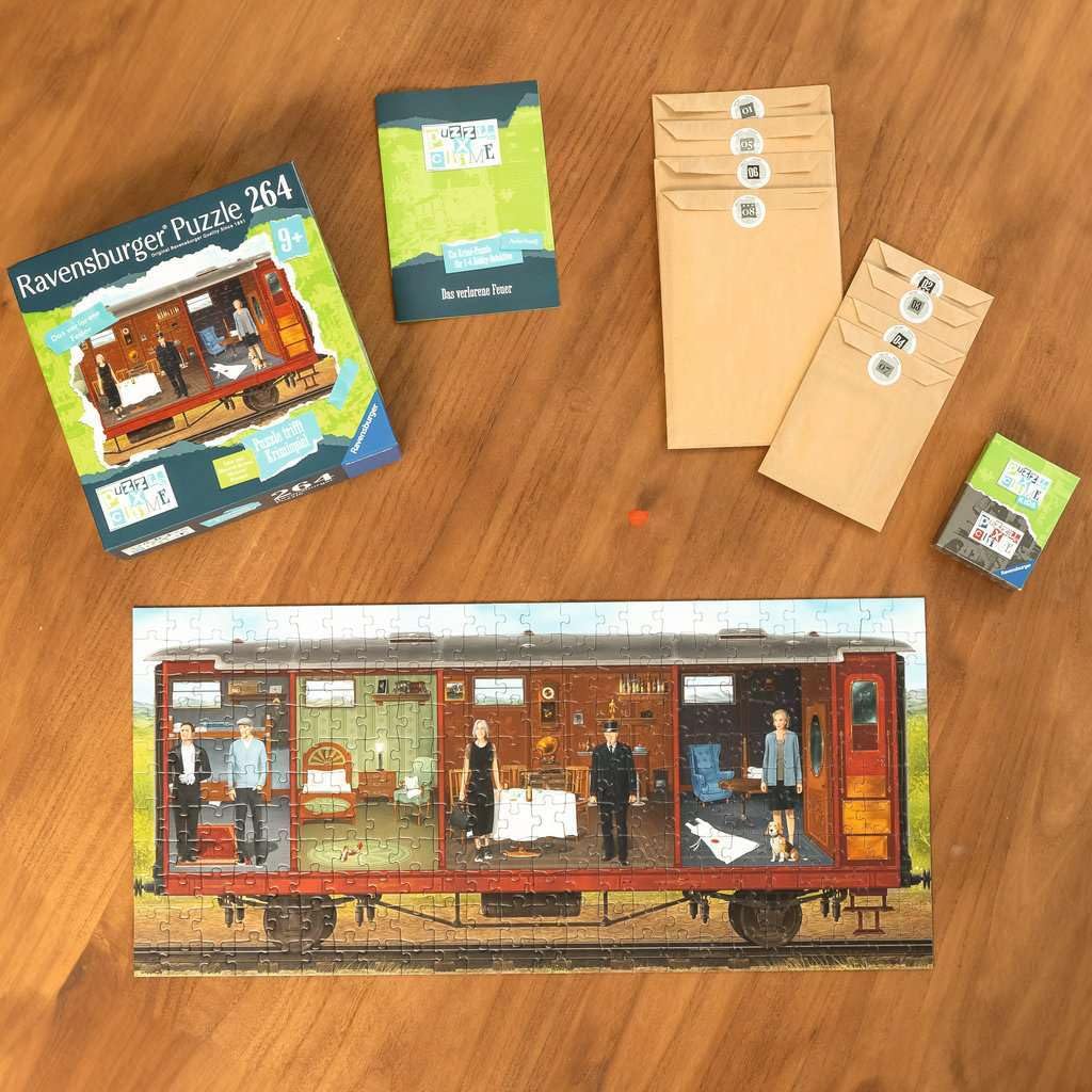 Puzzle X Crime - Il Fuoco Perso - 264 Pezzi Puzzle Crimine per 1-4