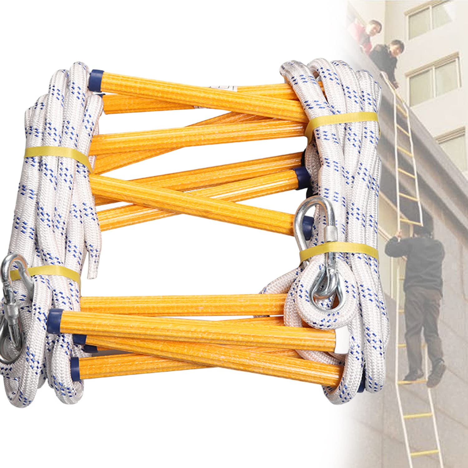 Wanjun Emergency Fire Escape Ladder Emergency Fire Ladder Flame ...
