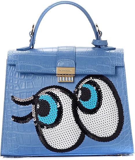 Playnomore Versatile Small Blue Tote Shoulder Handbag With Spangle And Automatic Lock For Women One Size Amazon Ca Clothing Shoes Accessories