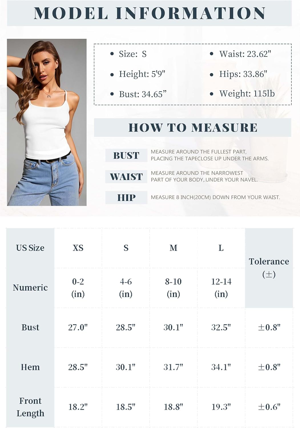 Multi-Pack Women's Plus Size Camisole Soft Knit Oversize Slim Fit Tank Top Basic image 6