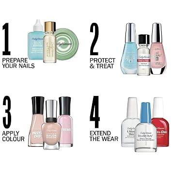 Sally Hansen Nail Treatment Maximum Growth Nail Strengthener | Base Coat & Nail Protectant | Triple Protein & Silk Formula for Strong, Healthy Nails