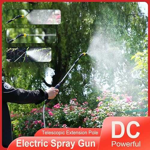 Miniatura 6 de Pulverizador eléctrico para plantas, recargable por USB, pulverizador de jardín portátil recargable con boquilla y manguera de 2316.4ft,