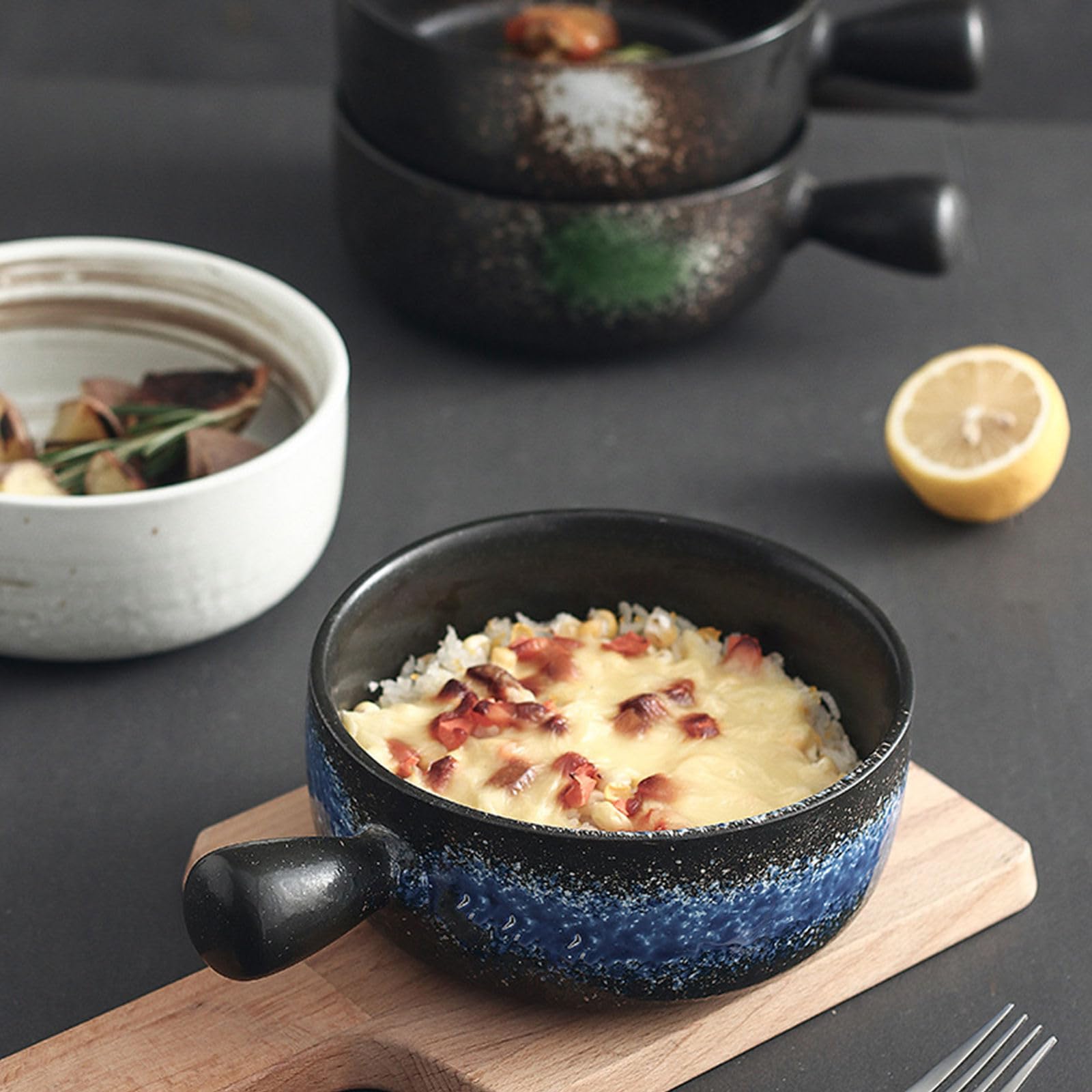 Bols à soupe avec poignée, 751,3 g, bol à soupe à l'oignon, passe au micro-ondes et au four (BB, 760 ml) BL-SP-129